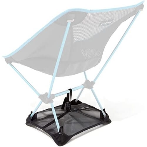 Helinox Chair Ground Sheet to Prevent Sinking in Soft Ground Best Camp Chair for Big Guys