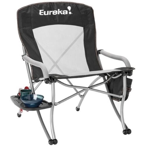 Eureka Curvy Chair with Side Table Best Camp Chair for Big Guys